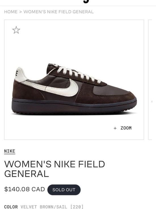 Nike Shoes - Nike Women's Field General Sneaker
